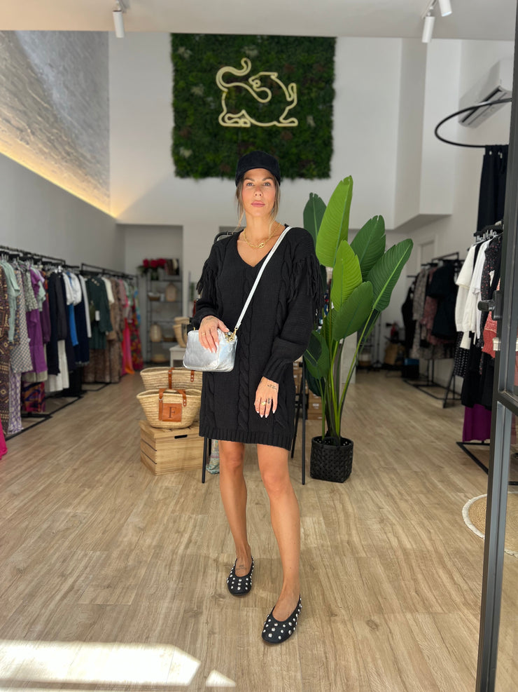 VESTIDO DE PUNTO FLECOS
