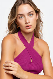 TOP CANALÉ HALTER